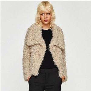 Faux fur coat